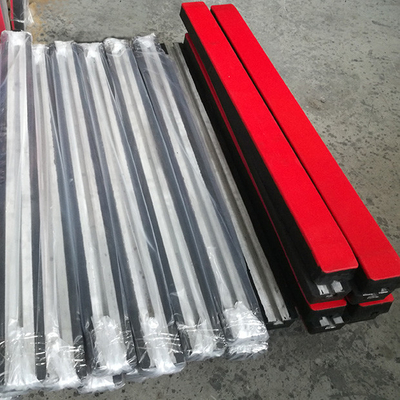 낮은 마찰 슬라이드 영향은 UHMWPE 충돌 컨베이어 슬라이더 침대를 방해합니다